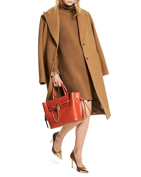 michael michael kors wool blend mensy oversized coat|Michael Kors ladies padded coats.